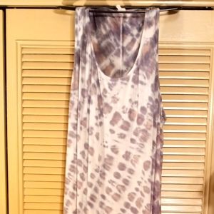 Lane Bryant purple tie dye maxi dress